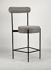 Барний стілець ELYSIUM на металевій опорі, фото 3