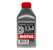 Гальмівна рідина Motul DOT 3&4 100% синтетична (807910/102718) 0,5л