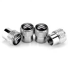 Ковпачки на ніпель для Сітроен Alitek Rif Metal Silver Citroen (4 шт.)