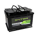 Автомобільний акумулятор INTER Eco  77Ah 620A L+ (L3), фото 3