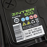 Автомобільний акумулятор INTER Eco  77Ah 620A L+ (L3), фото 4