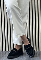 Туфлі лофери " ШКІРА " жіночі 6 пар у ящику чорного кольору 37-41, фото 3