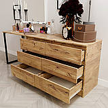 Стол комод Гермес Лофт Дуб Тахо 1900 мм, фото 2