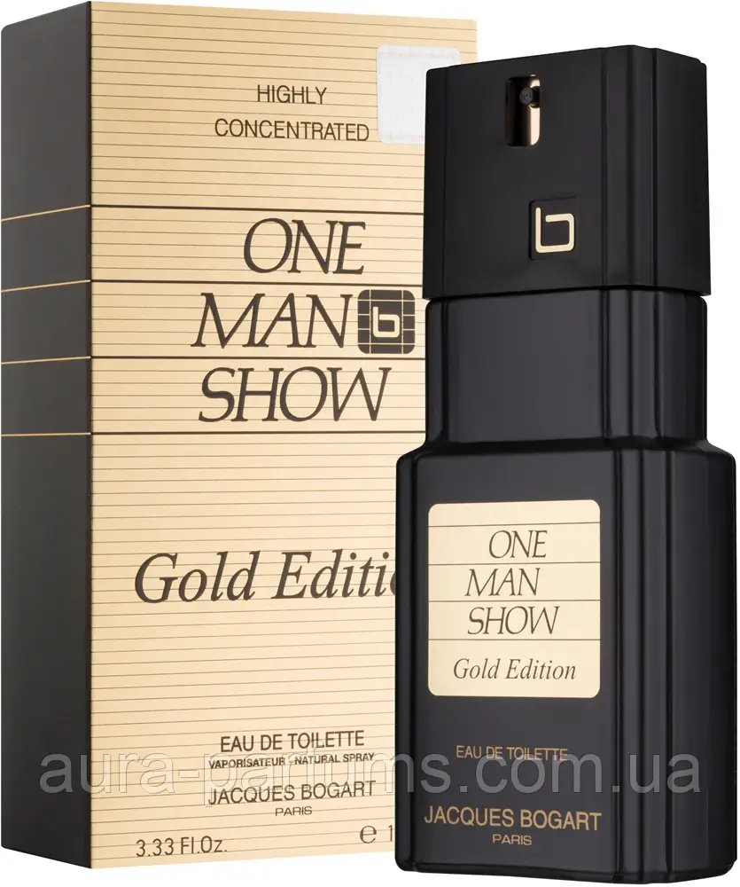 Чоловічі парфуми Jacques Bogart One Man Show Gold Edition Туалетна вода 100 ml/мл