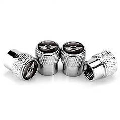 Ковпачки на ніпель для Міні Купер Alitek Rif Metal Silver MINI Cooper (4 шт.)