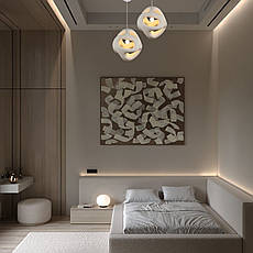 Дизайнерський гіпсовий підвіс 45х50см "Вабі Сабі" (805-8031-1), фото 3