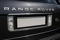 Накладка над номерным знаком (Carmos нержавейка) для Range Rover III L322 2002-2012 гг