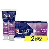 Комплект 2 шт: Отбеливающая зубная паста Crest 3D White Advanced Radiant Mint (2 шт по 93 грамма)