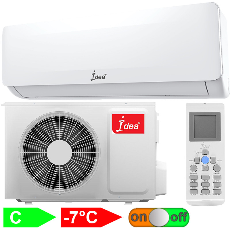 Кондиціонер Idea ISR-07HR-SA7-N1 на 20 кв.м. АКЦІЯ тільки 5 днів!! Доставка безплатна - фото 1 - id-p2696956097