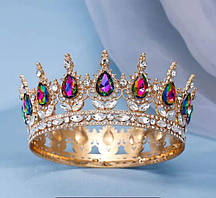 Корона діадема Золота фантазія