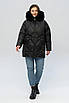 Жіночі зимові куртки великих розмірів  50-58 чорний, фото 2