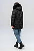 Жіночі зимові куртки великих розмірів  50-58 чорний, фото 4