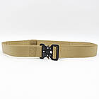 Тактичний ремінь Tactical Belt 145 см Пісок / Армійський ремінь з пряжкою Cobra / Ремінь для військових, фото 8