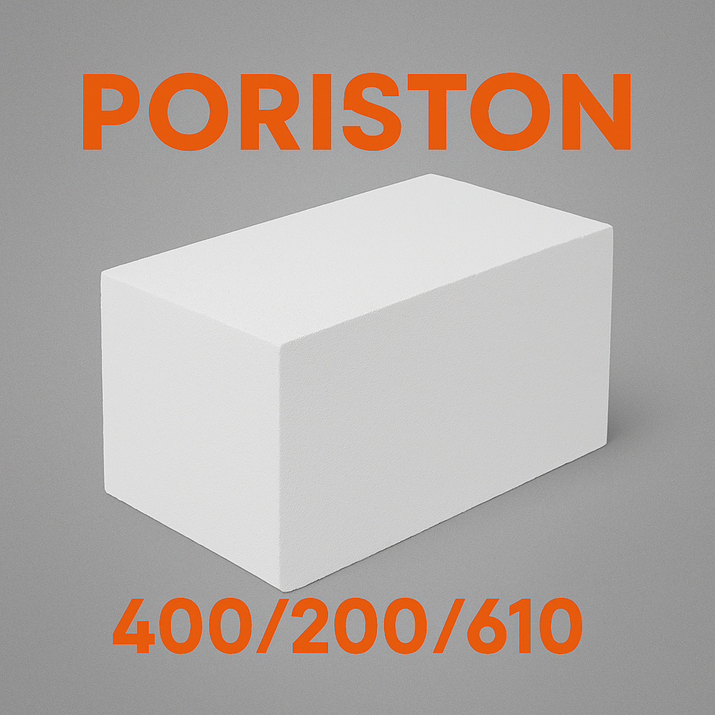 Газоблок Poriston 400×200×610, фото 1