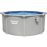 Збірний басейн Bestway Hydrium 56566 (300x120 см) з піщаним фільтром, драбиною та тентом, фото 4