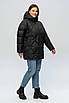 Куртки жіночі зимові великих розмірів  50-58 шоколадний, фото 6