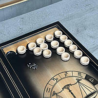 Нарди дерев'яні ручної роботи Терези 50×23 см подарункові, фото 8