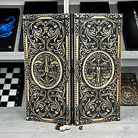 Нарди дерев'яні ручної роботи Терези 50×23 см подарункові, фото 3