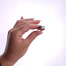 Срібне кільце оберіг Спаси і Збережи. Чорнене срібло 925 розмір 21, фото 6