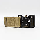 Чоловічий ремінь Tactical Belt 125 см, Пісочний / Туристичний ремінь / Чоловічий ремінь із пряжкою, фото 10