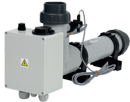 Електроводонагрівач для басейну, титановий EOVTi 6 kW з реле протоки