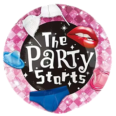 КТ045 КИТАЙ-КТ Коло 18" The party starts - на рожевому