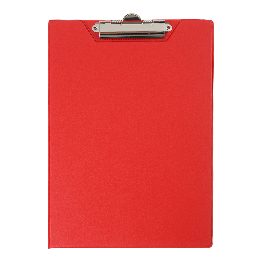 Папка-планшет А4 BuroMax BM.3415-05 червона з затиском PVC