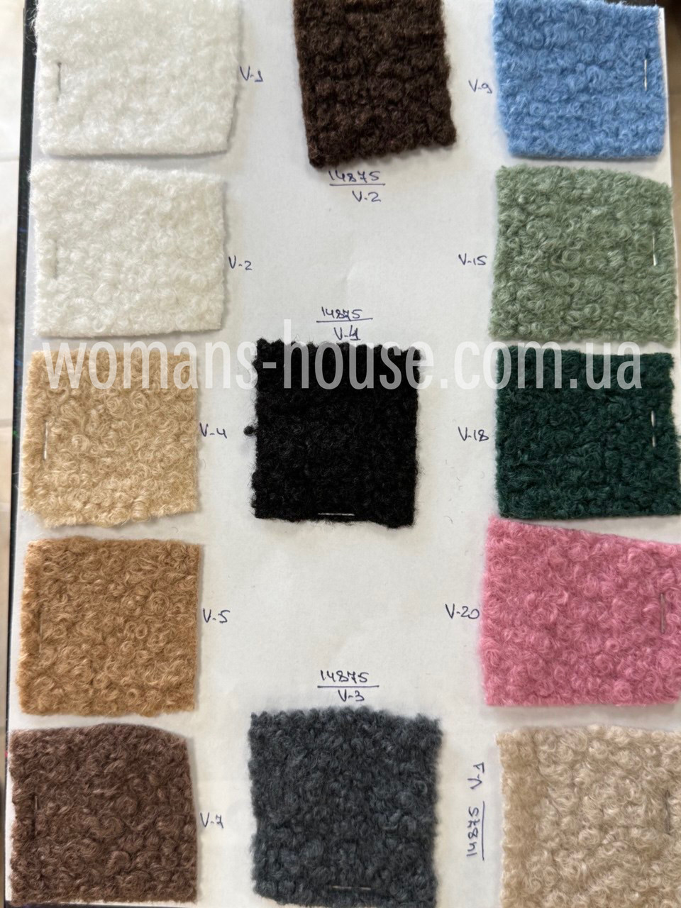 Букле баранчик пальтова тканина 150 см 300 grm ОПТ рулон від 50 м, фото 1