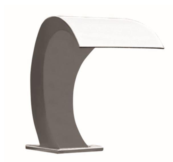 Водоспад для басейну "Кобра" полірований, висота 900 мм, ширина сопла 700 мм, Сталь AISI 316