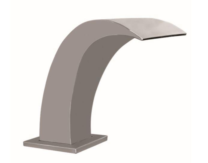 Водоспад для басейну "Лотос" полірований, висота 650 мм, ширина сопла 400 мм