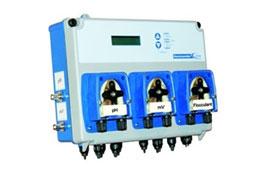 Вимірювально-дозуюча станція для басейну Kommander pH/Redoх з двома перистальтичними насосами 1,5 л/год., з контролем роботи