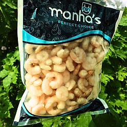 Креветка варено-морожена очищена, коктейльна, 100/200