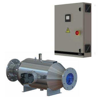 Ультрафіолет для басейну, установка середнього тиску CF 530, 530 м3/год, 9.0 кВт, автоматичний очищувач