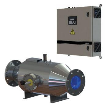 Ультрафіолет для басейну, установка середнього тиску CF-LT 170, 170 м3/год, 3.0 кВт, ручний очисник