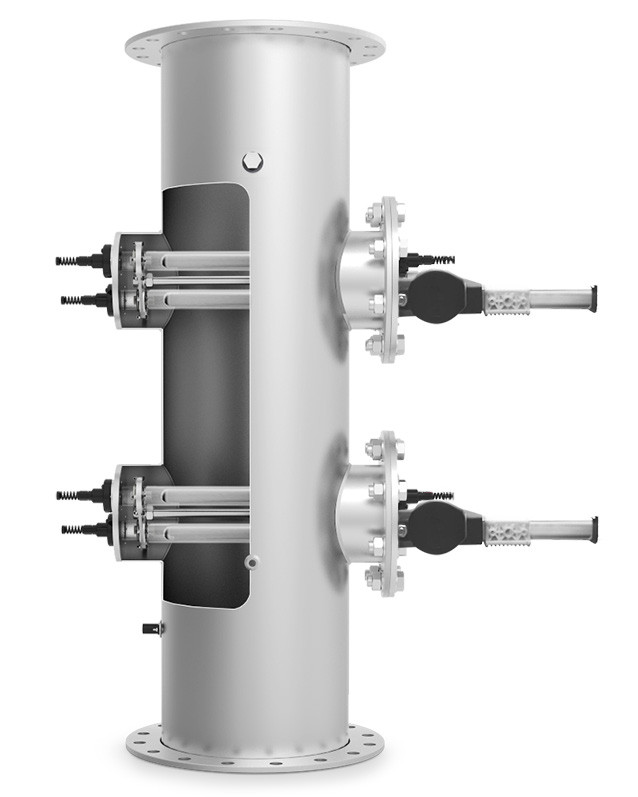 Ультрафіолет для басейну, установка ECO-DIRECT 1 кВт, 33 м3/год. з ручним очищувачем, LED дисплей