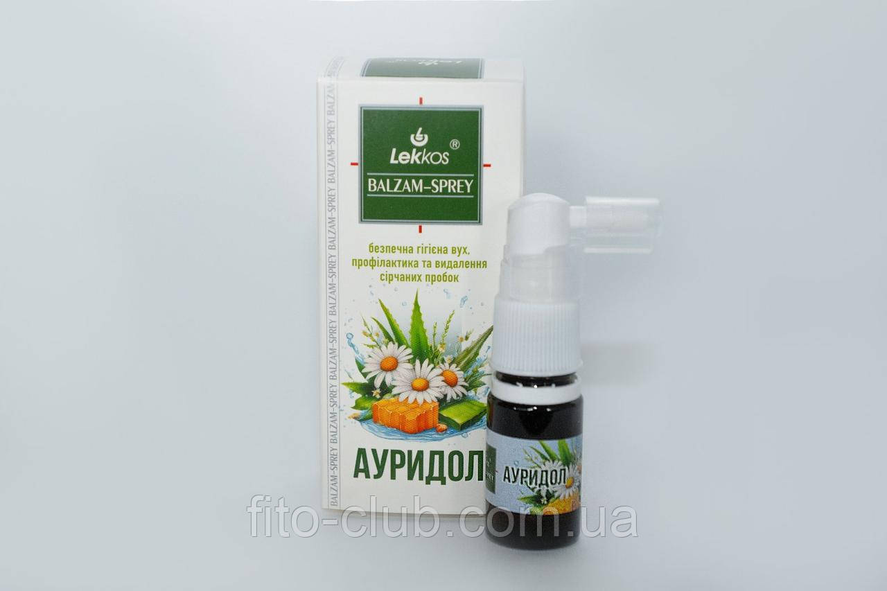 Ауридол - домашній метод видалення сірчаної пробки з використанням водного розчину перекису водороду 10мл