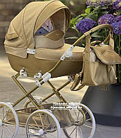Коляска для ляльки Junama Dolce Mini Classic Gold