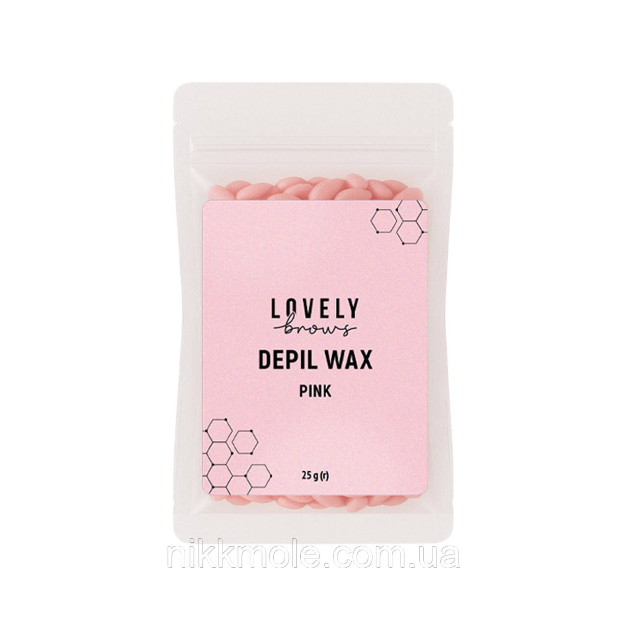 Віск для депіляції рожевий Lovely Brows 25 г, фото 1