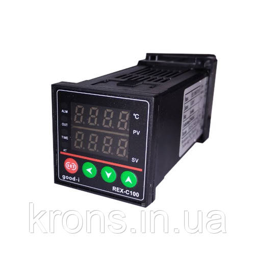 ПІД-терморегулятор REX-C100 +термопара, релейний вихід, фото 1