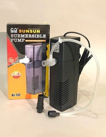Внутрішній фільтр з аерацією SunSun HJ- 732 8 вт, 550 л/ч (для акваріума 60-150 л), фото 1