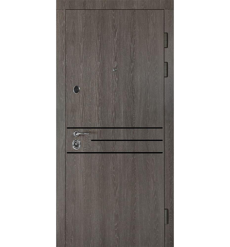 Двері Булат В-81 Kale, модель 559/191. Дуб немо карбон/ Дуб немо срібний, фото 1