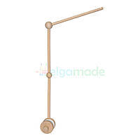 Тримач для мобіля дерев'яний Кронштейн-11, 75 см