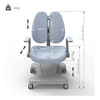 Дитяче крісло FunDesk Estate Grey, фото 7