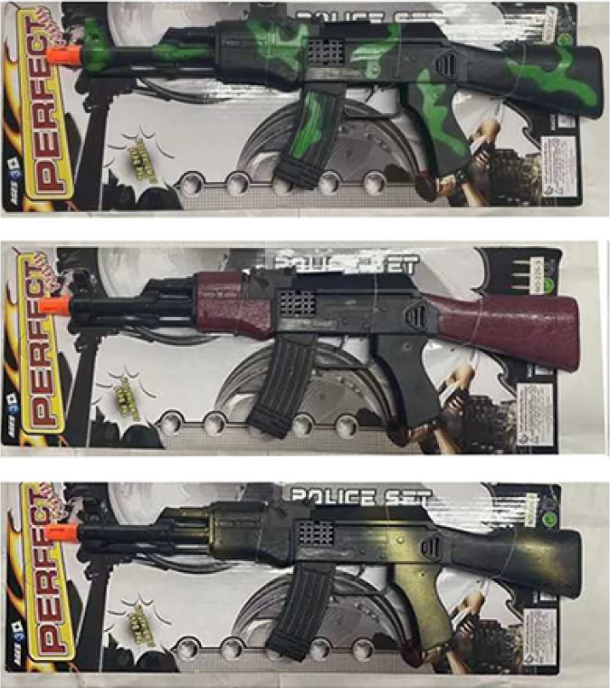 Автомат тріщалка 45см,на планшеті,48х17х4см №225-2-3-4(84), фото 1