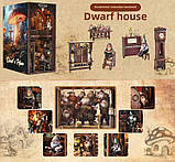 Бук Нук Будиночок гномів The Dwarfs’ House DIY Book Nook Kit KT-01, фото 5