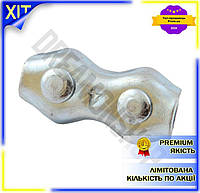 DM Затиск для троса специфікація 2.2 Apro 6 мм подвійний 10 шт кріплення для сталевих тросів з'єднувач SPE|LZ