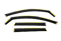 Вставные ветровики Niken Luxury (SW, 4 шт) для Ауди A6 C7 2011-2017 гг