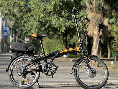 Електровелосипед електро байк 20" Crossride City Folding 350W 36V 8.7 Ah на зріст 156-176 см