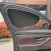 Екрани - шторки в машину 4 шт, сонцезахисні на бічні скла, фото 6