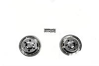 Передние колпаки из нержавеющей стали OEM (2 шт.) для Iveco Daily 2014- гг